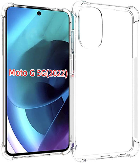 Clear Shockproof Soft Protective Phone Case Phone Holder Cover for Motorola Moto G 5G 2022 XT2213DL XT2213-3......