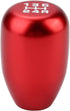 Gear Shift Knob?5 Speed Manual Car Gear Shift Knob Shifter Lever Stick with 3 Adapters (8mm/10mm/12mm)(Red)...
