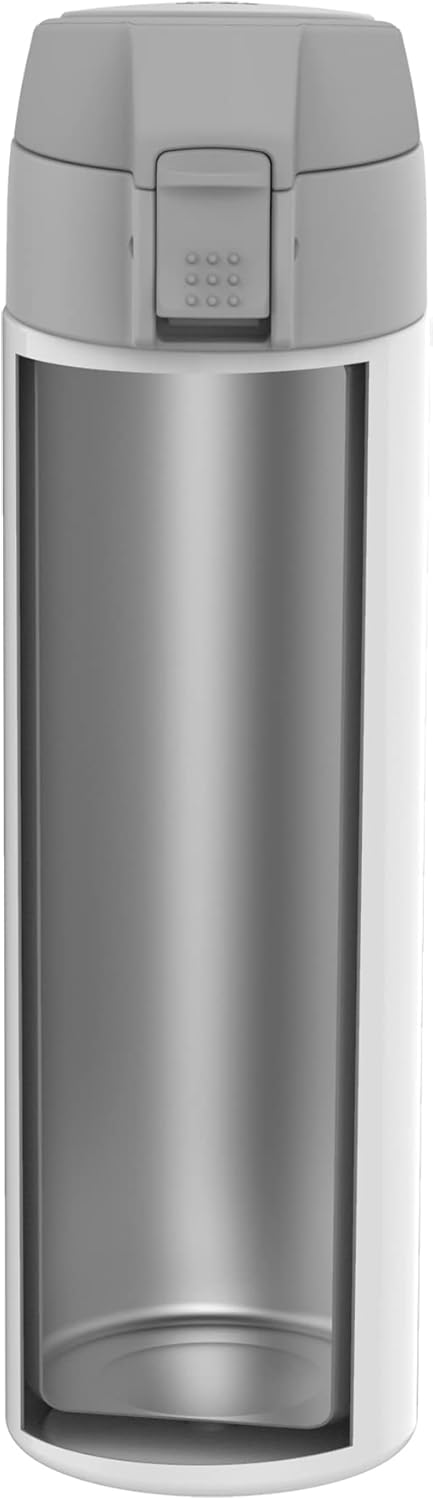ZWILLING Thermo Travel Bottle, 15.2 oz, Silver-White...