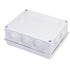 Zulkit Junction Box ABS Plastic Dustproof Waterproof IP65 Universal Electrical Boxes Project Enclosure White 7.9 x 6.1 x 3.1 inch (200 x155 x 80mm...