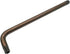 generic 1Pcs Star Key Bit Wrench,Tamper Proof Star Key Bit Wrench,L-Shape 6.37Inch (162MM) Long Arm High Carbon Steel Hand Tool for Daily Repairs(...