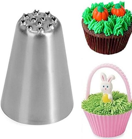 Symphony Wire Tips, Stainless Steel Icing Piping Nozzles For Pastry Fondant Tools (Grass)...