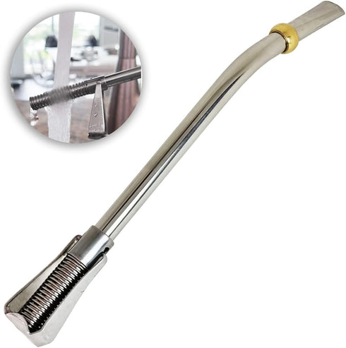 Stainless Steel Yerba Mate Spring Bombilla (Straw) Made In Argentina, with bronze heat difusor. Unique disassembling spring system for easy cleani...