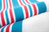 Linteum Textile (3-Pack, 30x40 in) Receiving Hospital Baby Blankets, 100% Cotton, Classic White w/Blue & Pink Stripes...