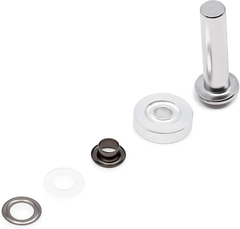 Dritz Eyelets 1/4in Gunmetal Fasteners, 2-Part 1/4"...