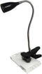 Simple Designs LD2005-BLK Flexible Gooseneck LED Clip Light Desk Lamp, Black...
