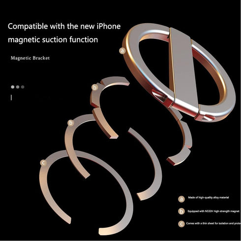 for MagSafe Phone Holder, Magnetic Phone Grip with Ring Holder and Stand, Compatible with iPhone 14/13/12 Series...