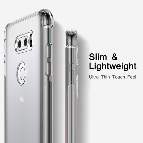 TPU for LG V30/V30S/V30 Plus/V30S ThinQ/V35/V35 ThinQ Case Clear, Ultra Slim Thin Anti-Scratches Flexible TPU Gel Rubber Soft Skin Silicone Protec...