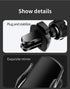 Wireless Car Charger Mount,Auto Clamping Air Vent Phone Holder for Car,New Upgraded Model,15W Qi Fast Charging/Magnetic DC Charging for All Mobile...