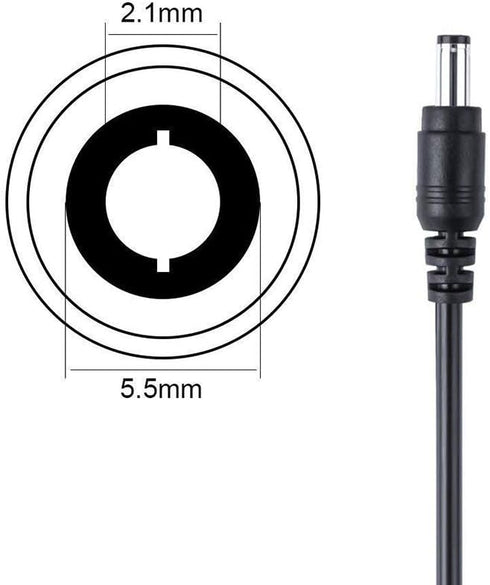 12V 5A Power Adapter, AC100-240V to DC12V Transformers,Power Supply for LED Strip Light,Wireless Router,ADSL Cats,Security Cameras,5A Max, 60 Watt...