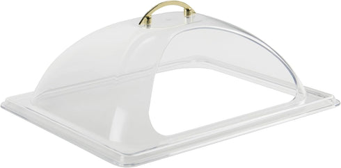 Winco Dome Cover with Side Cut, Half Size, Polycarbonate...