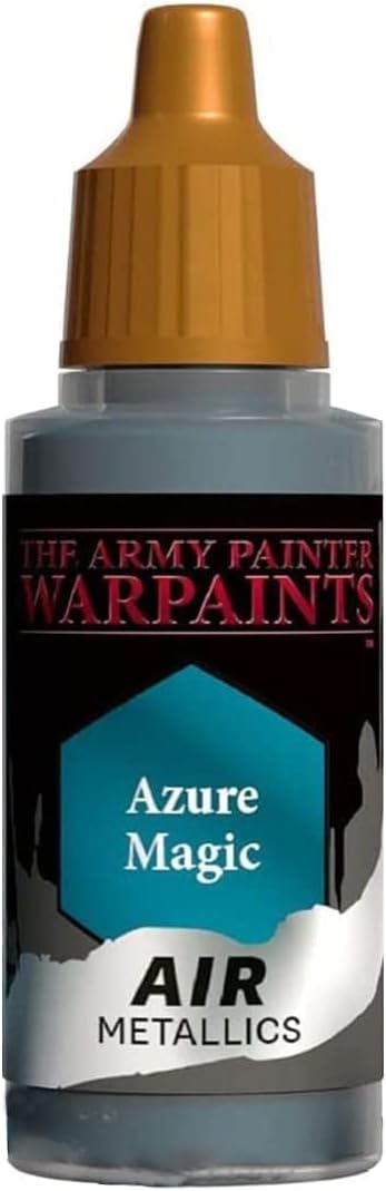 The Army Painter Warpaint Air Metallics Azure Magic - Acrylic Non-Toxic Heavily Pigmented Water Based Paint for Tabletop Roleplaying, Boardgames, ...