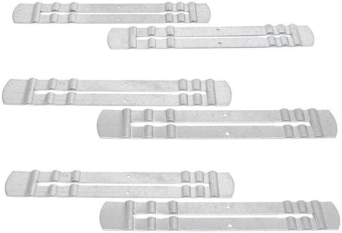 BedClaw Anti-Wobble Bed Rail Shims, Set of 6...