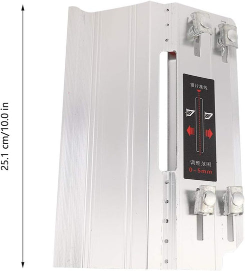 Tile Chamfering Tool, 45 Degree 25.1cm / 10.0in Aluminum Alloy Multifunction Ceramic Tile Chamfering Device Stone Exposed Outside Corner Cutting M...