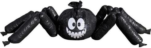 Spooktacular Spider Lawn Bag Decor (Pack of 32) - 30" x 70" - Giant Black & White Bag - Perfect Halloween Display...