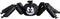 Spooktacular Spider Lawn Bag Decor (Pack of 32) - 30" x 70" - Giant Black & White Bag - Perfect Halloween Display...