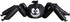 Spooktacular Spider Lawn Bag Decor (Pack of 32) - 30" x 70" - Giant Black & White Bag - Perfect Halloween Display...