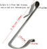 20 Pcs Heavy Duty Zinc Alloy S Hooks, J Shaped, Hanging, Wire Shelving Accessories...
