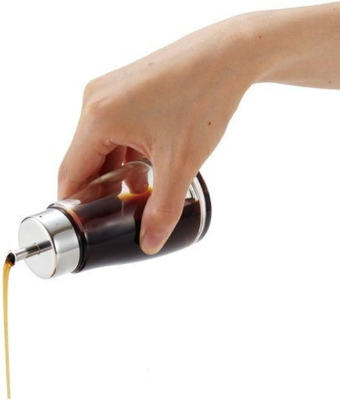 4 1/4 Soy Sauce Pot & Dispenser with Stainless pour spout.-JS_IW2150 by ASVELl...