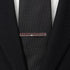 Burgundy Check Tie Clips...