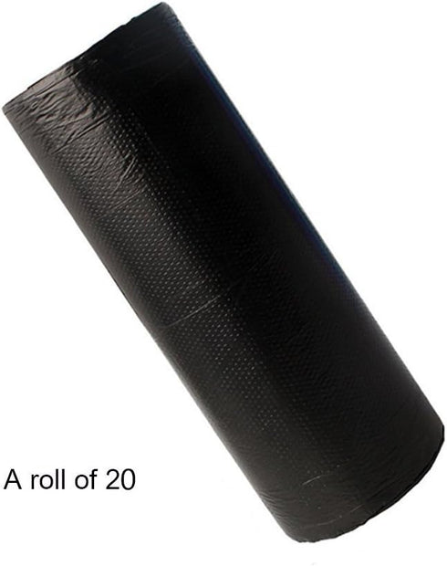 Small Garbage Bag, 5 Gallon Strong Durable Disposable Kitchen Trash Wastebasket Bags Can Liners for Home Office Waste Bin Bathroom 5 Roll Totally ...