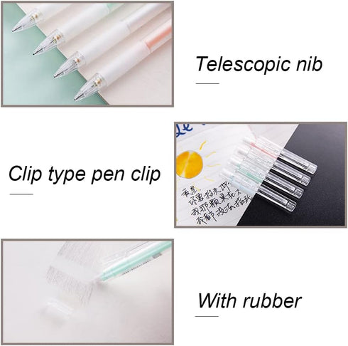 3 Pcs Automatic Retractable 0.5mm Mechanical Pencils for Office Drafting - Propelling Pencils for Classroom/Home Use...
