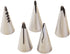 Set of 5pcs Russian Tulip Icing Piping Nozzles Tips Pastry Cake Decorating Baking Tools...