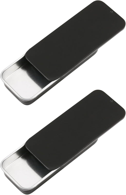 2Pack Portable Dental Floss Holder,Empty 3.2 * 1.3 * 0.5inch / 8 * 3.4 * 1.2cm Reusable Floss Case,Dental Floss Dispenser for Travel, Hotel(Black)...