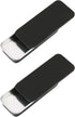 2Pack Portable Dental Floss Holder,Empty 3.2 * 1.3 * 0.5inch / 8 * 3.4 * 1.2cm Reusable Floss Case,Dental Floss Dispenser for Travel, Hotel(Black)...
