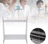Pipette Rack, Organic Glass Trapezoid Pipette Supporting Holder Pipette Bracket with 1.5cm Hole...