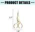 Tailor Sewing Scissors Bundle, 8.2" Sharp Fabric Scissors Heavy Duty with Comfort Grip, 5.1" Detail Embroidery Scissors, 4”Embroidery Scissors, 5....