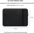 Laptop Sleeve for MacBook Air/Pro 13 inches M4 M3 M2 M1 Chip 2025-2020 Model A3240 A3113 A2681 A2337 A2338 with 2 Pockets Tablet Bag Case Accessor...
