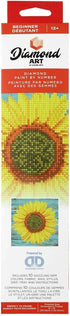 DIAMOND ART BY LEISURE ARTS Diamond Painting Kits for Adults 8"X8" Beginner Sunflower, Full Drill, Art Kits, Dimond Art, for Adults, Kit...