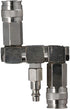 2 Way Air Hose Splitter 3 in 1 Quick Connect Stable Serviceable Air Compressor Accessories Essential Swivel 360° Air Connector Pneumatic tools...