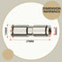 3 Pcs 10mm Straight Push in Connect Pneumatic Fitting,2 Way Nickel Plated Brass Quick Release PU Air Line Adapter...