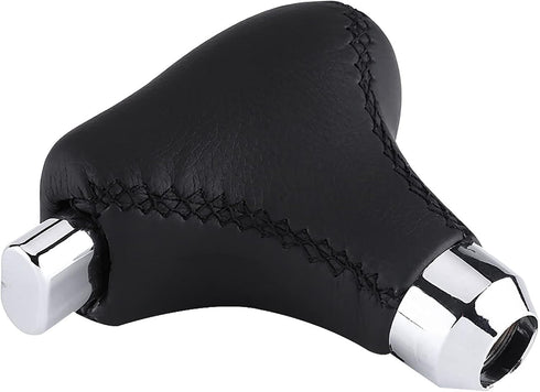 TOPINCN Universal Gear Shift Knob, Car Shifter Shift Knob Head Shift Lever Stick Automatic Car Hand Stitched Knob Cover Car Interior Fittings for ...