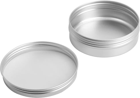 Tosnail 36 Pack 4 oz Aluminum Round Tins Empty Tins Candle Tins Spice Tins with Screw Top Lids...