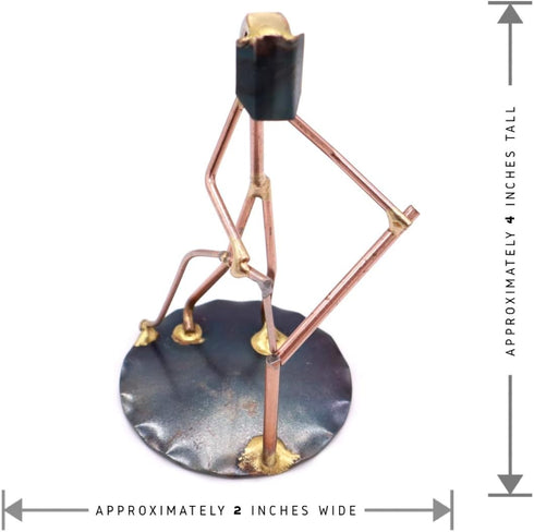 Welder Collectible Handmade Metal Art Figurine, Desk Accessories, Trophy, Boss Gift, Office Décor, Construction Worker...