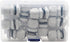 3/8 Cable Glands White PA66 Connector IP68 Waterproof Adjustable Cord Grip Strain Relief Connectors Protectors White 10PCS With Plastic Box...