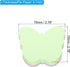 PATIKIL 2.7 x 2.7 Inch Butterfly Shape Sticky Notes, 3 Pads Cute Self-Stick Memo Pads Bright Colorful 100 Sheets/Pad for Home Office, 4 Colors...