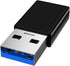 USB-C Female to USB 3.0 Male Adapter Converter Type C to USB 3 F/M...