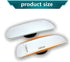 2 PCS Car Rearview Blind Spot Mirror, Adjustable High-definition Rectangular-shaped Mirror, Frameless Wide-angle Convex Mirror, Universal Auxiliar...