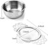 4 Set Tea Strainers with Drip Bowls, Loose Leaf Tea Strainers with Double Winged Handles Extra Fine Mesh Tea Infuser Brew Loose Leaf Tea, Spices, ...