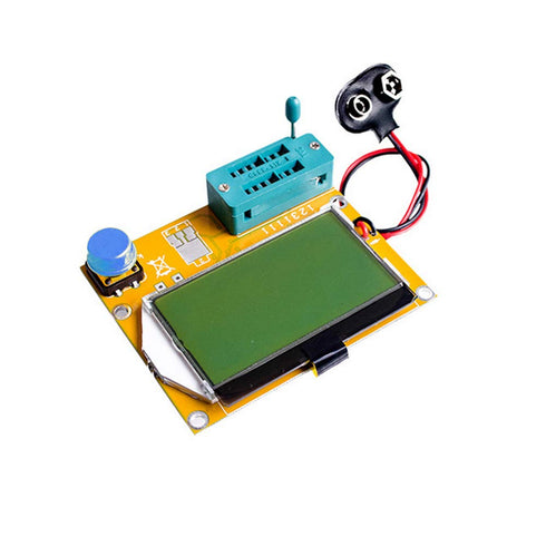 LCR-T4 Mega328 Graphical Transistor Tester Kit SCR ESR Transistor Diode Resistance and Capacitance Meters with Battery Buckle and Acrylic Case...