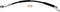 Dorman H38895 Front Driver Side Brake Hydraulic Hose Compatible with Select Jeep Models...