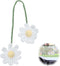 1 Pack Cute Crochet Flower Car Accessories Ladies Knitted Mirror Accessories Daisies Car Decoration Accessories (White)...