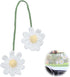 1 Pack Cute Crochet Flower Car Accessories Ladies Knitted Mirror Accessories Daisies Car Decoration Accessories (White)...
