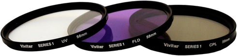 Vivitar FK358 58mm 3-Piece Camera Lens Filter Sets (OLD MODEL)...