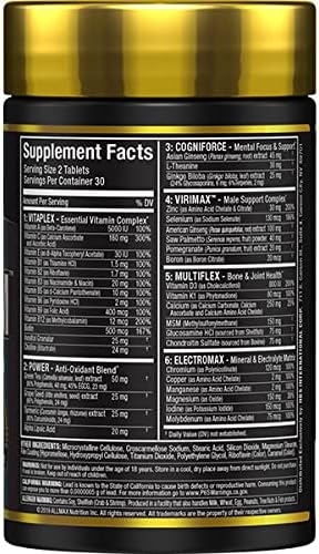 ALLMAX Nutrition - Vitaform - Multi-Vitamin for Men, 60 Tablets (Pack of 1)...