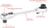 1/4" Drive Ratchet Mini Wrench, 72-Tooth Ratchet Screwdriver Quick Release Socket Wrench, 1/4 Inch Mini Allen Wrench (107mm)...
